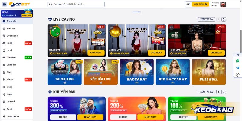 Đa dạng sản phẩm cá cược tại CDBET