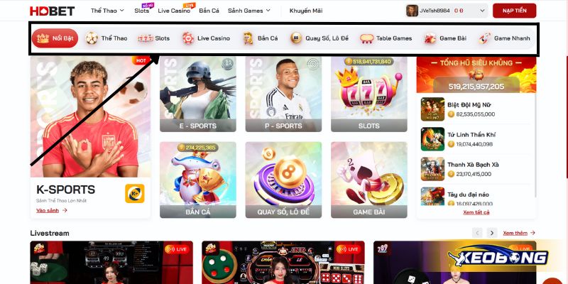 Đa dạng sản phẩm cá cược hấp dẫn tại HDBET