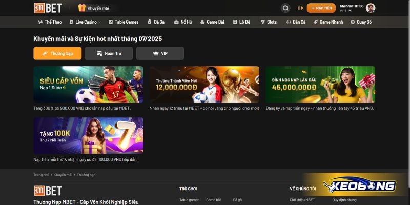 Tràn ngập ưu đãi và khuyến mãi cho người chơi tại MBET Tràn ngập ưu đãi và khuyến mãi cho người chơi tại MBET