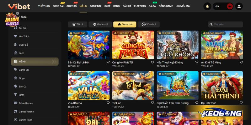 review nha cai vibet 3 Trải nghiệm Slot game và các Mini game