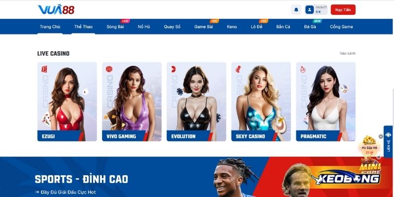 Khuyến mãi VUA88 Khuyến mãi ngập tràn tại nhà cái VUA88
