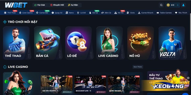 Đa dạng sản phẩm cá cược hấp dẫn tại nhà cái WIBET Đa dạng sản phẩm cá cược hấp dẫn tại nhà cái WIBET