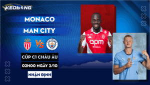 2 Oct Monaco vs Man City