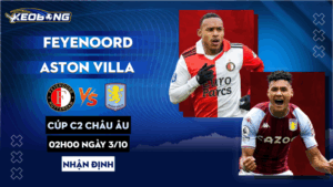 3 Oct Feyenoord vs Aston Villa