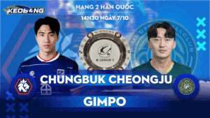 7 Oct Chungbuk Cheongju vs Gimpo
