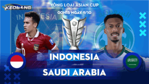 9 Oct Indonesia vs Saudi Arabia